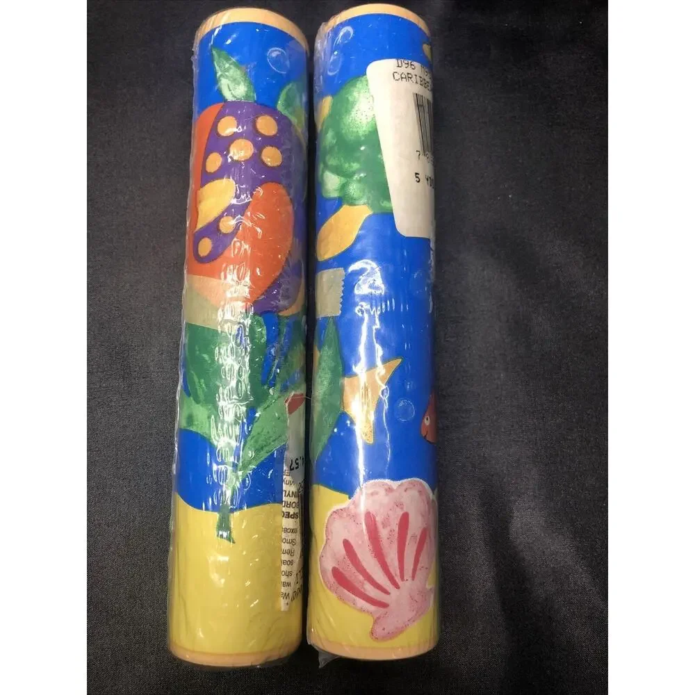 Caribbean Delight Ocean Tropical Fish Border Wallpaper 2 Rolls 5yds = 30 Feet